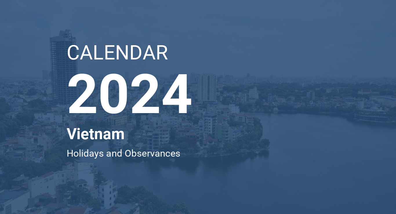 Year 2024 Calendar Vietnam